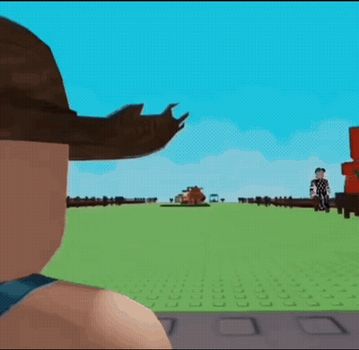 Person In Louis Vuitton Shirt Flying Through Air In Video Game GIF