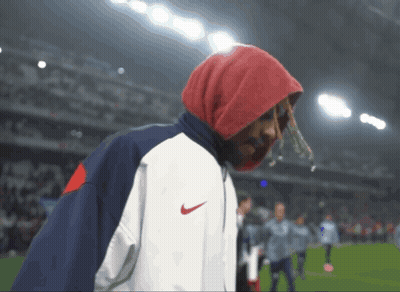 Person In Nike Jacket With Hood GIF