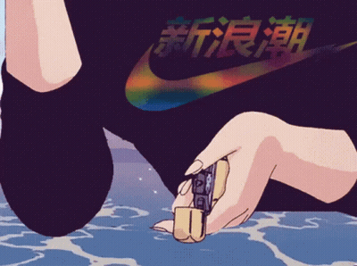 Person In Nike Shirt Holding Lighter GIF