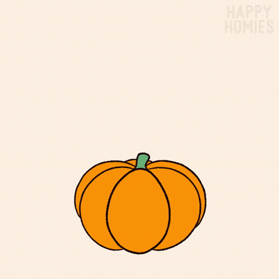 Person In Pumpkin Surrounded By Candy And Candy Corn GIF