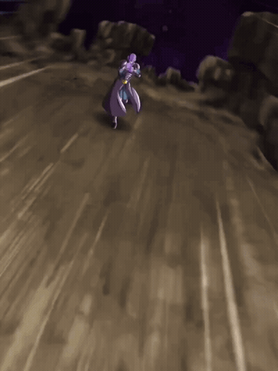Person In Purple Dress Walking On Road GIF