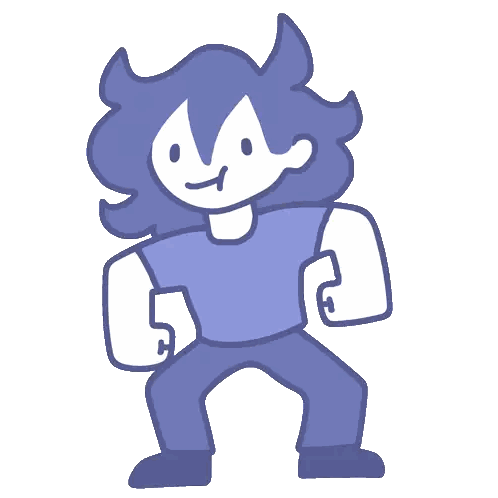 Person In Purple Shirt Sticker