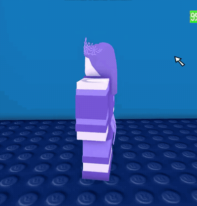 Person In Purple Shirt With T On Back GIF