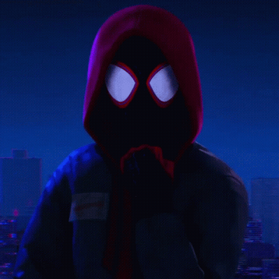 Person In Red Hood Close Up GIF
