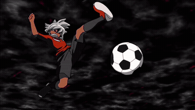 Person In Red Shoes Kicking Black And White Soccer Ball GIF