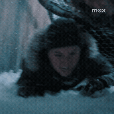 Person In Snow With Max GIF