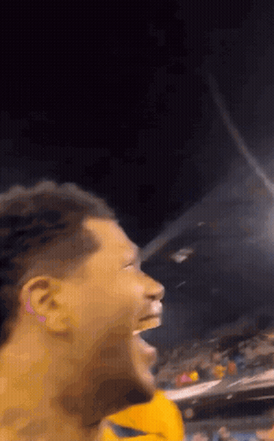 Person In Superman Costume Flying GIF