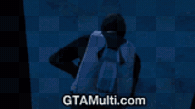 Person In Water With Gtamulti.com Visible GIF