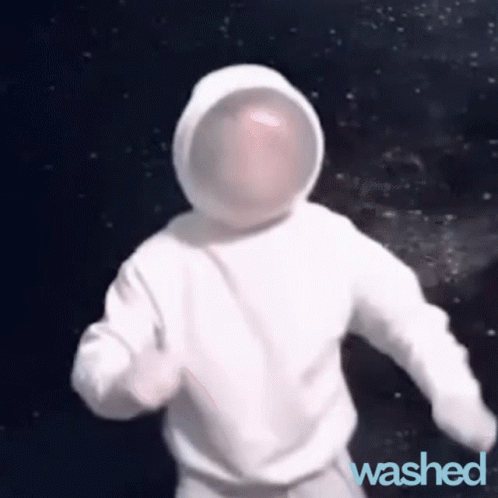 Person In White Hoodie And Helmet GIF