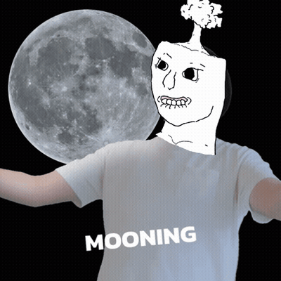 Person In White Shirt Saying Mooning GIF