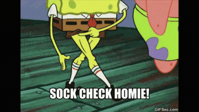 Person In White Socks With Pig GIF