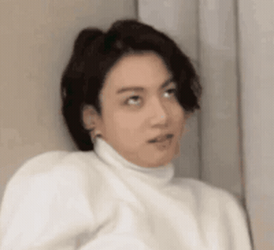 Person In White Sweater Close Up GIF