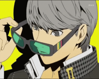 Person In Yellow Green Red Striped Sunglasses GIF