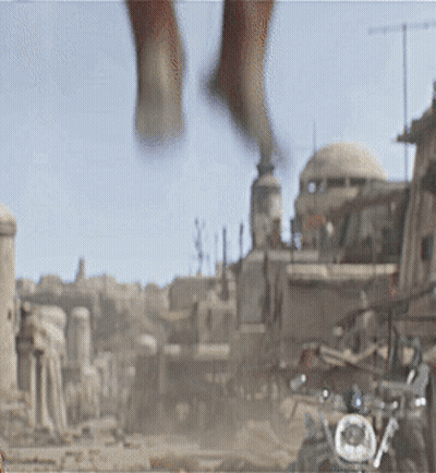 Person Jumping In Front Of Motorcycle With O On Front GIF