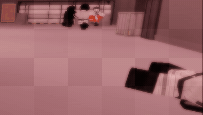 Person Laying By Red Emergency Exit Sign GIF