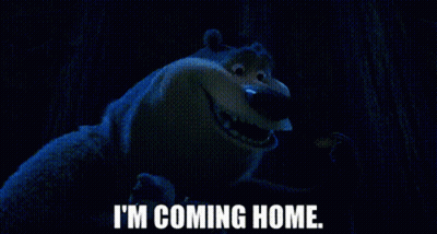 Person Laying Down Saying Im Coming Home GIF