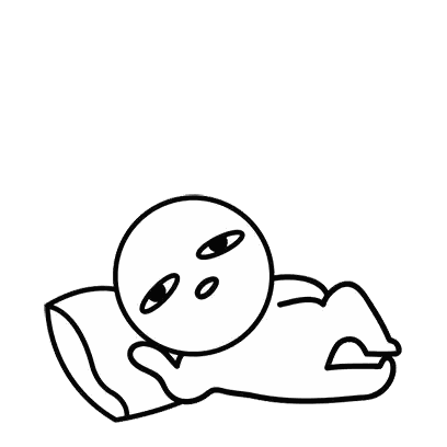 Person Laying In Bed Saying Leave Me Alone Sticker