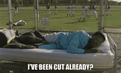 Person Laying On Bed Saying I've Been Cut Already GIF