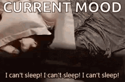 Person Laying On Bed With Current Mood GIF