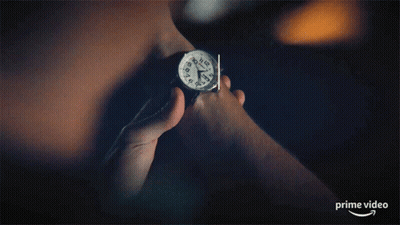 Person Looking At Watch With Prime Video GIF