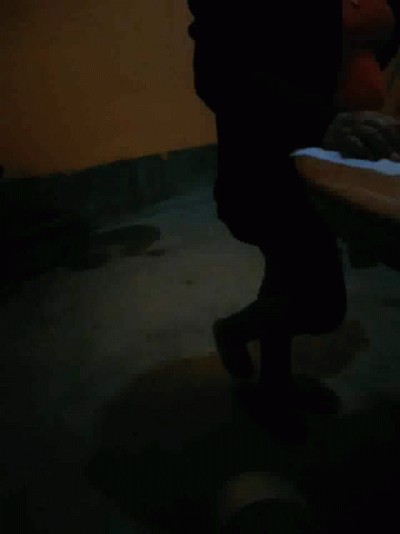 Person Lying On Back With Hands Up GIF