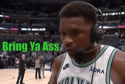Person Lying On Basketball Court With Birds And Stars GIF