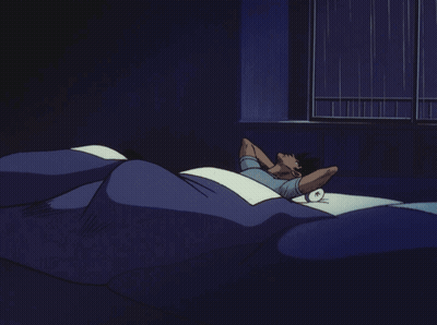 Person Lying On Bed With Pillow GIF