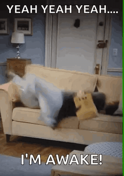 Person Lying On Couch Saying Yeah Yeah Yeah GIF