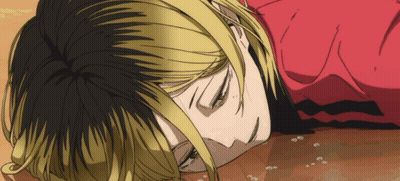 Person Lying On Floor In Red Shirt GIF