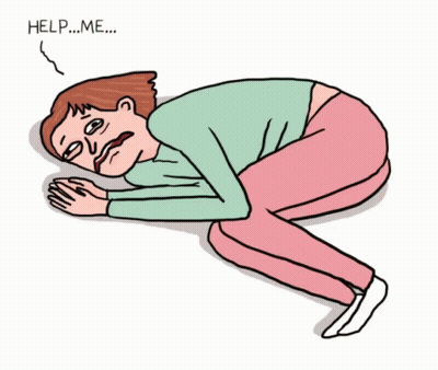 Person Lying On Floor Saying Help Me GIF
