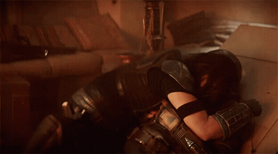 Person Lying On Floor With Head On Arm GIF