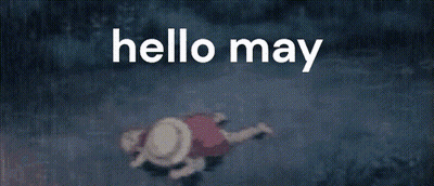 Person Lying On Ground Hello May GIF