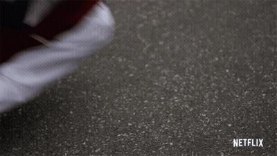 Person Lying On Ground With Netflix GIF