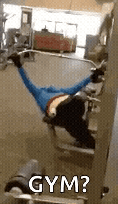 Person Lying On Gym Machine With Crossed Legs GIF