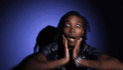 Person Making Funny Face Hands On Nose GIF