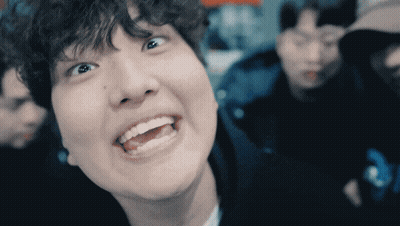 Person Making Funny Face Mouth Open GIF