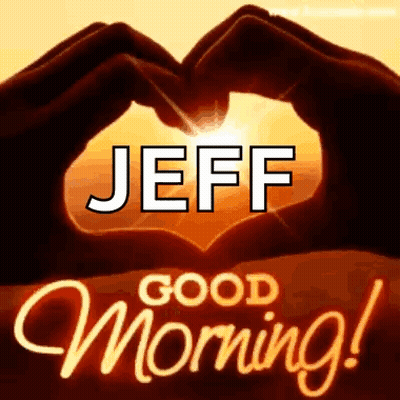 Person Making Heart Hands with Jeff