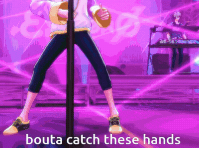Person On Stage Saying Bouta Catch These Hands GIF