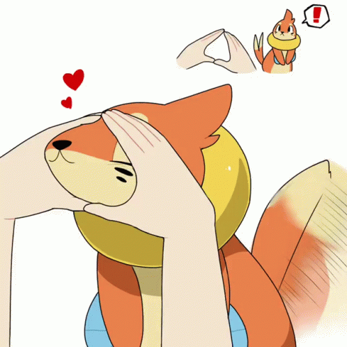Person Petting Orange Animal GIF