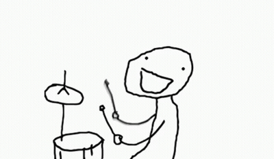 Person Playing Drums Ba Dum Tsss GIF
