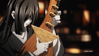 Person Playing Guitar Adult Swim GIF