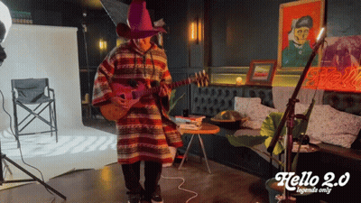 Person Playing Guitar Hello 2.0 Legends GIF
