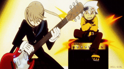 Person Playing Guitar Next To Amplifier Saying Soul GIF