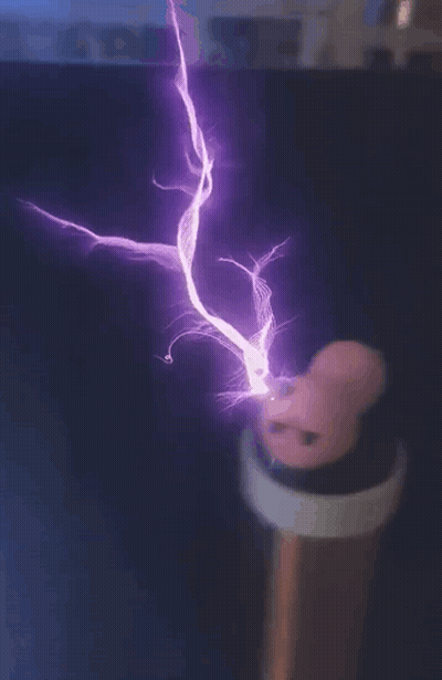 Person Plugging Light Bulb Into Switch GIF