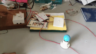 Person Plugging Light Bulb Into Switch GIF