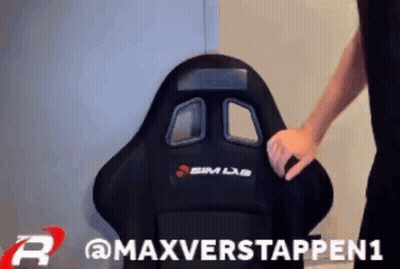 Person Pointing At Black Chair Maxverstappen1 GIF