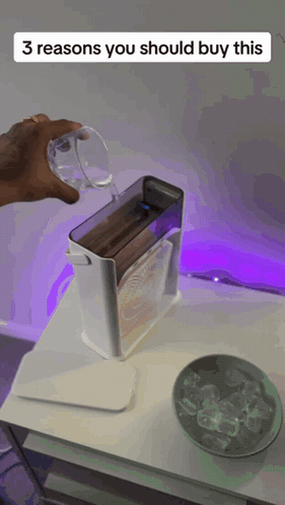 Person Pouring Water Saying 3 Reasons You Should Buy This GIF