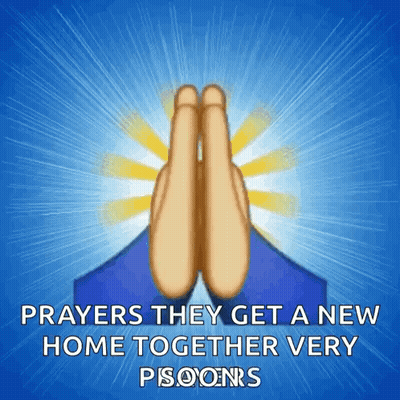 Person Praying Prayers For New Home GIF