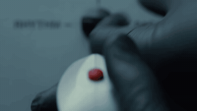 Person Pressing Red Button On White Mouse GIF