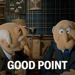 Person Puppet Talking With Good Point GIF